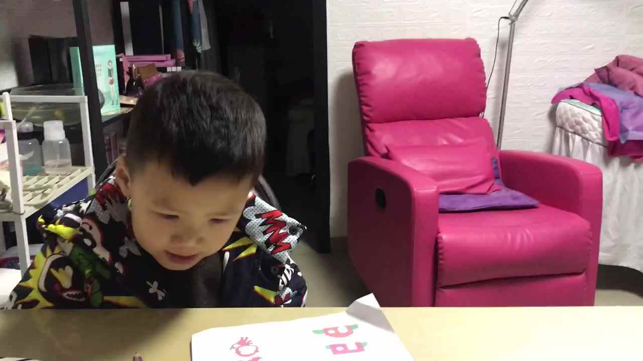 2019.12.2大Ａ班铭铭小朋友家庭作业——送动物回家