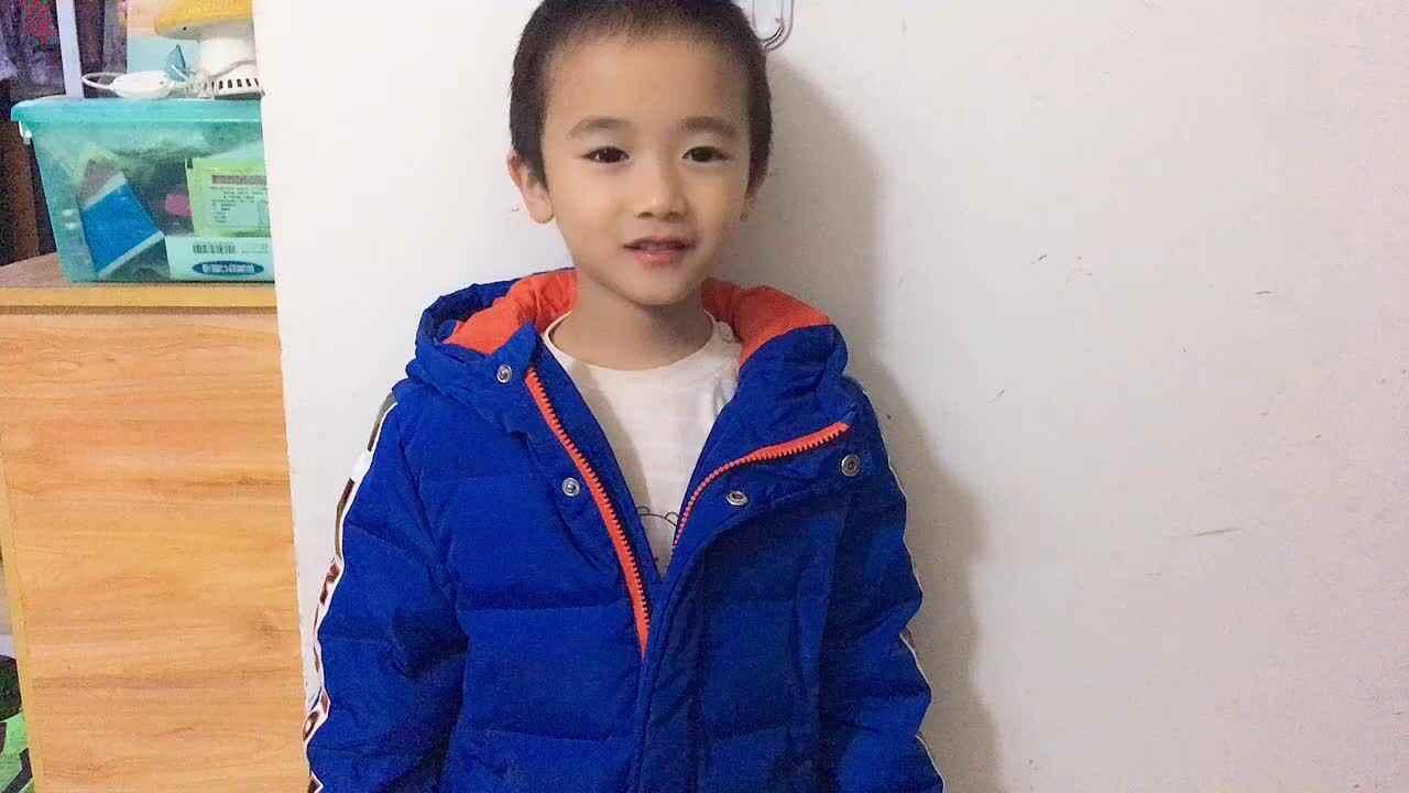 20191129大A班杨寓翔介绍身体的各个部位的名称