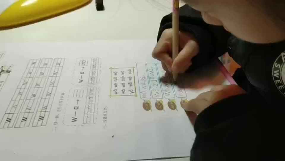声母W的练习
