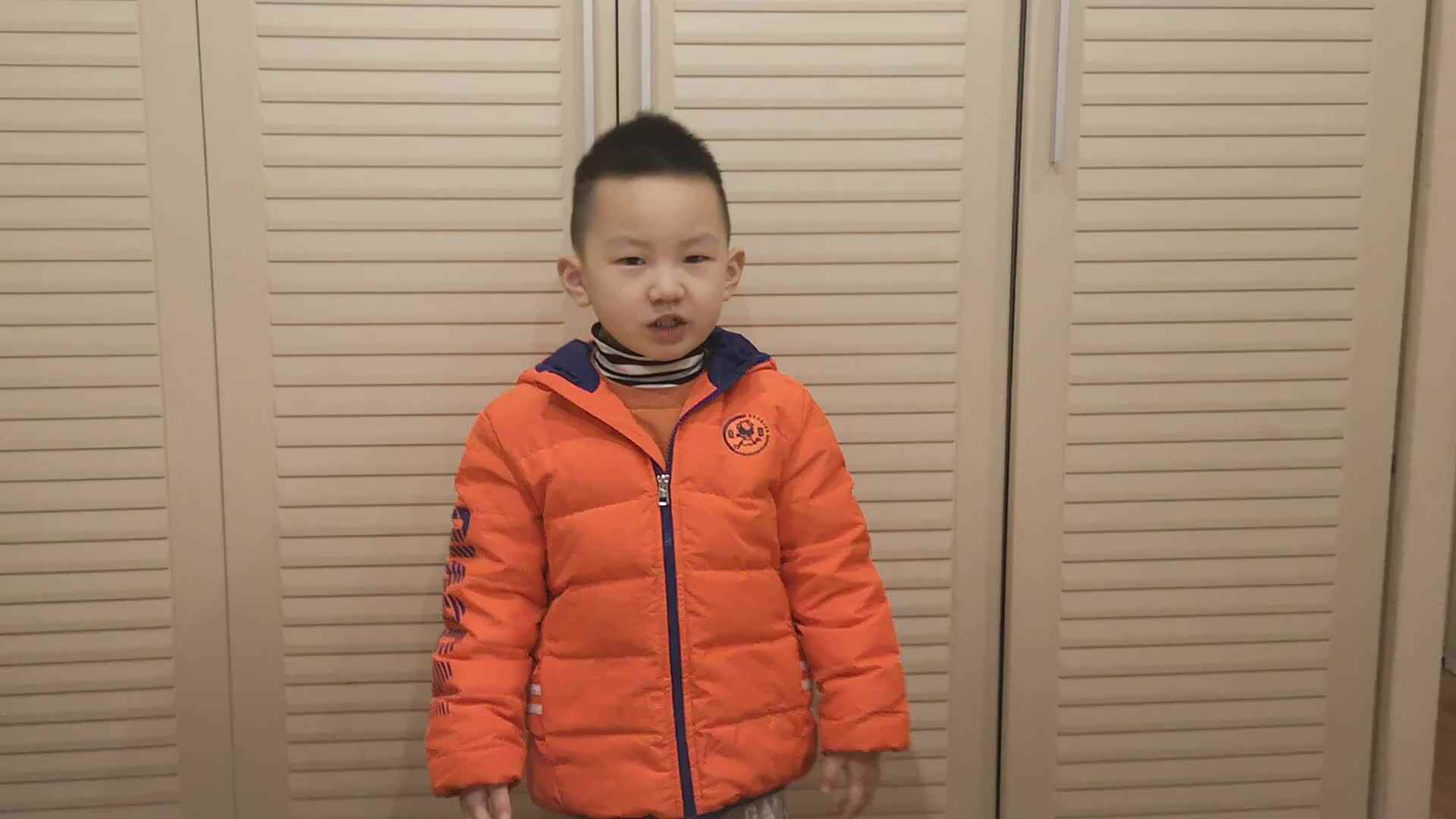 2019.12.2大A班刘昀稹小朋友家庭作业讲故事—《小河马的大口罩》