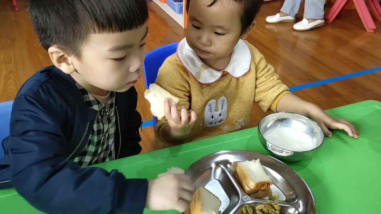 萌娃们在做日常认知