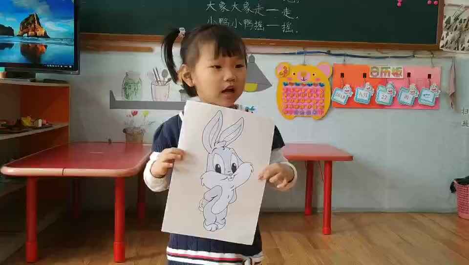 萌娃的日常练习表达能力