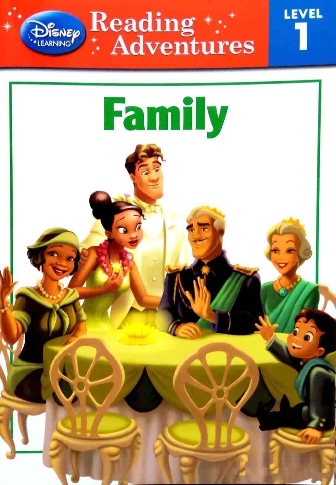 迪士尼英文绘本公主系列 Family