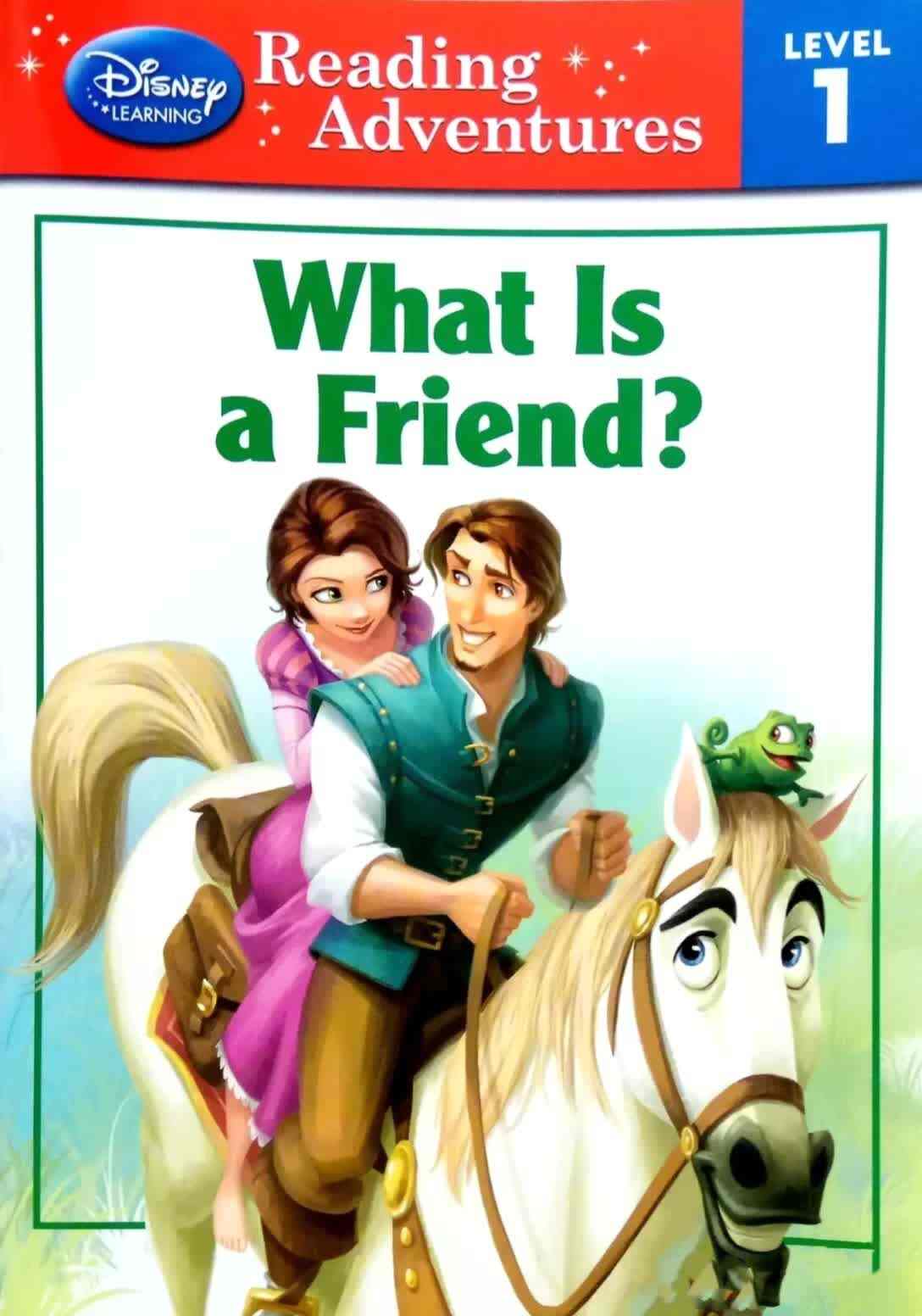 迪士尼英文绘本公主系列 What is a friend