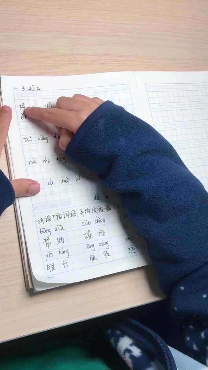 实验2班张桐安3.25语文作业