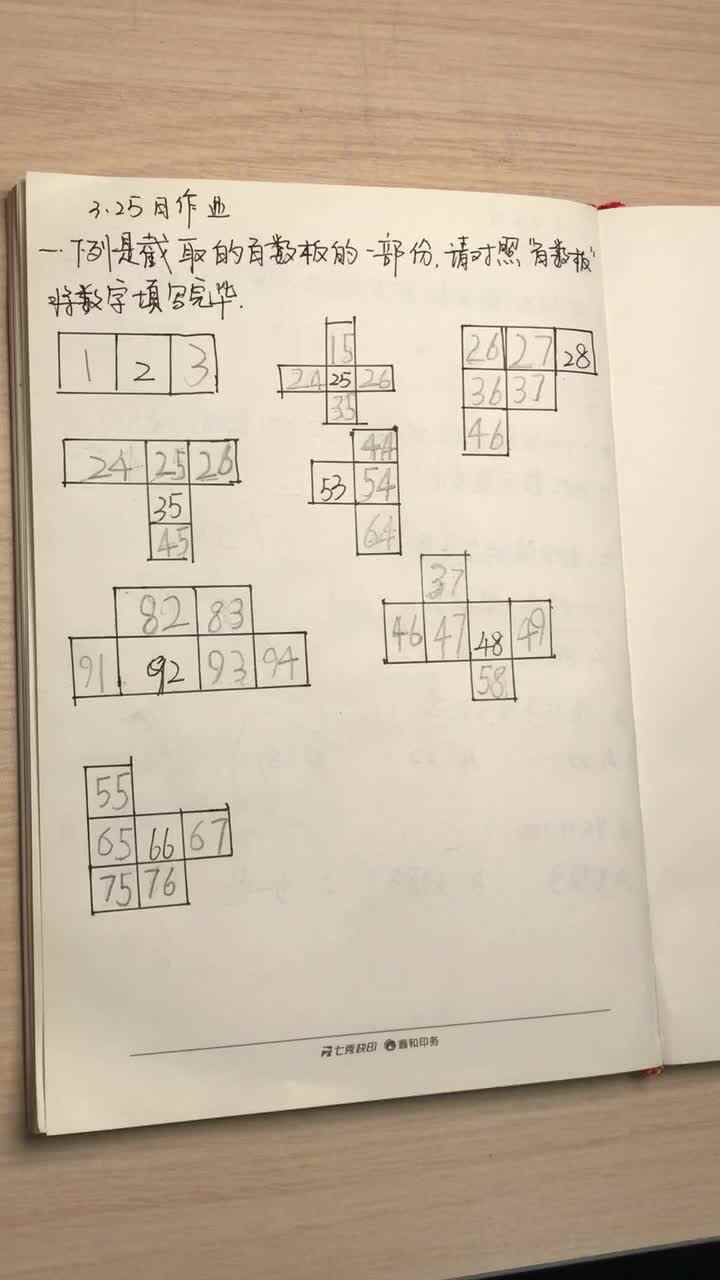 实验2班张桐安3.25数学作业