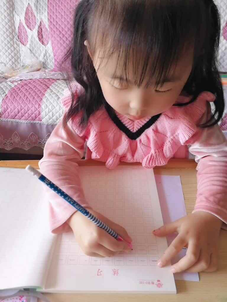 认识笔画  “横”     刘宸央