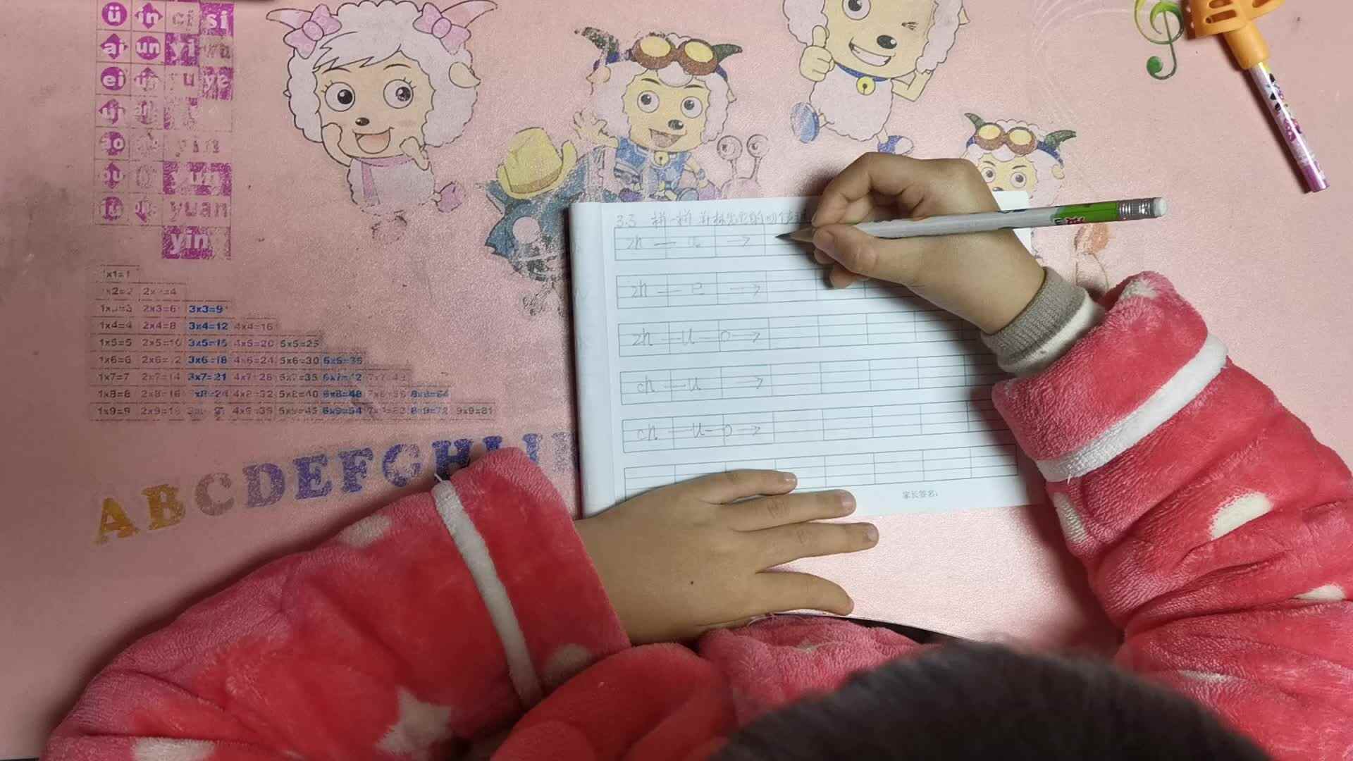 汤雅竹3.3拼音作业