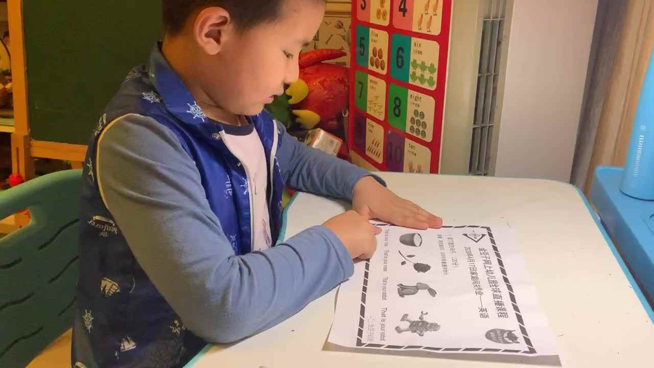 学B何睿翔4月17日英语反馈