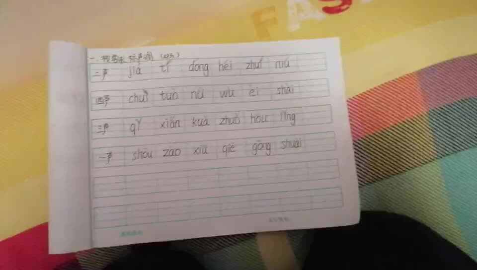 4月2日拼音作业