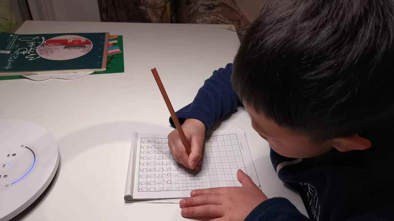 复习笔画《横、竖》—雷昊霖