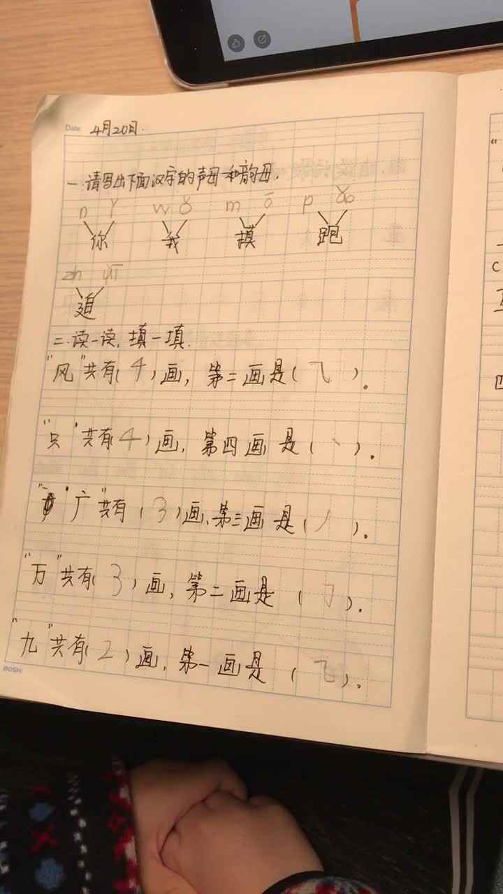 实验2班张桐安4.20语文作业