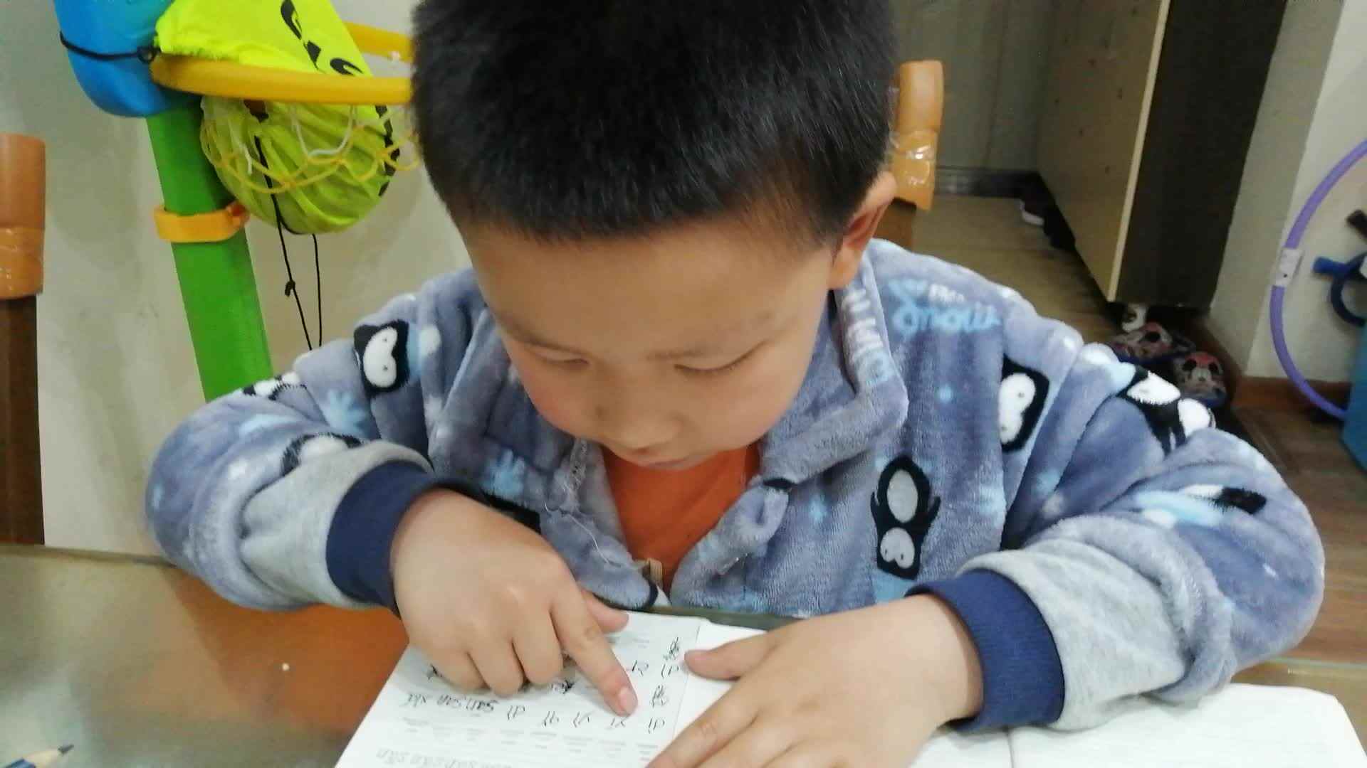 4.6号刘勃言拼音作业