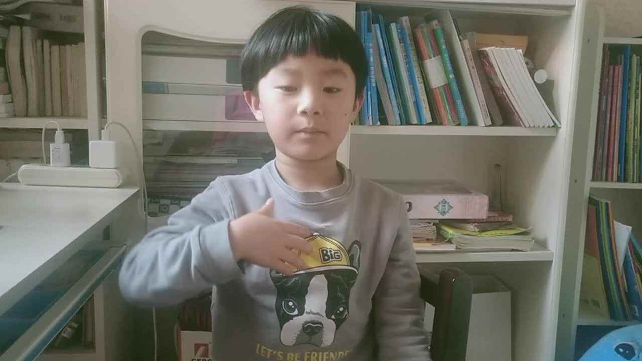 实验学前三班唐梓铭，英语S,2020.4.20家庭作业