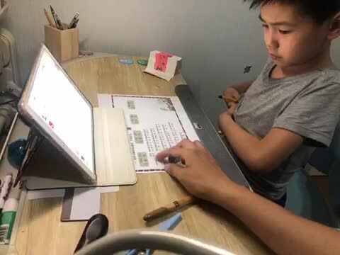 王佑辰家庭作业语文