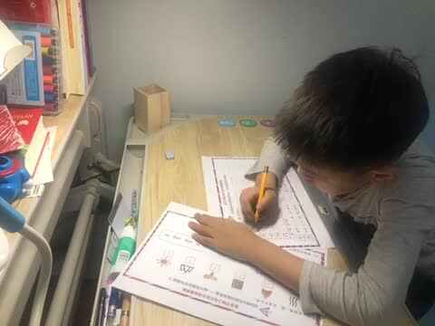 王佑辰家庭作业语文