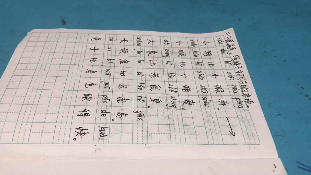 5.28魏千皓家庭作业 语文