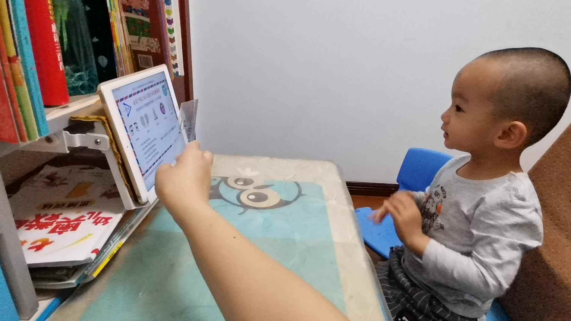 小A班-朱书安-英语《五大感官语句》学习2020.5.12.mp4