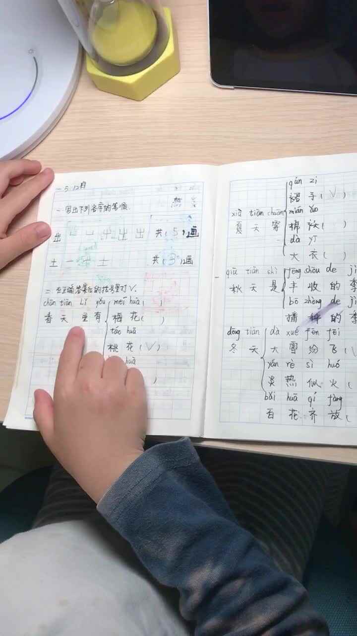 实验2班张桐安5.12语文作业