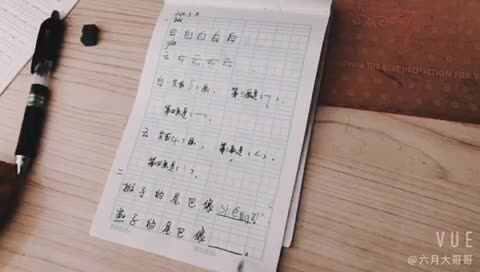 2020.5.15学B班陈松梓语文家庭作业