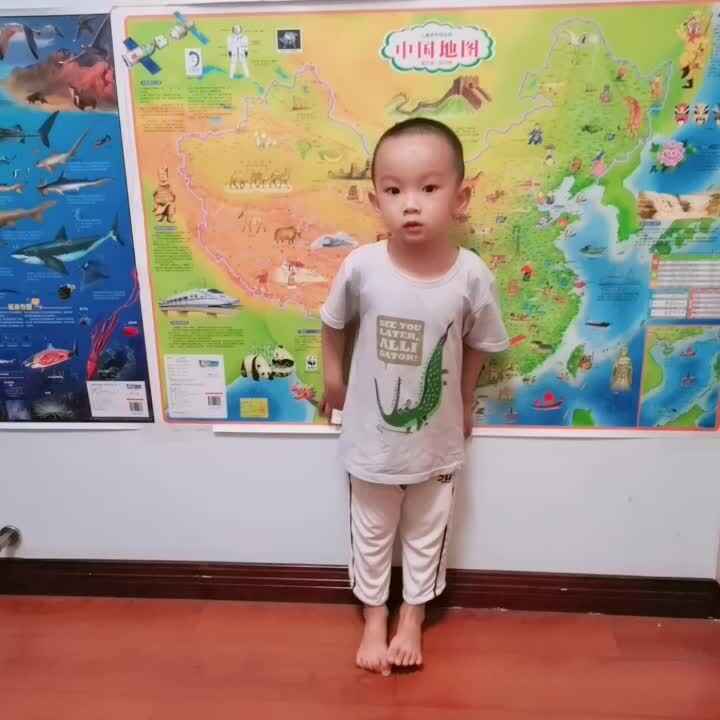 小A班-朱昱华-语文《上床睡觉》知识复习2020.6.22mp4