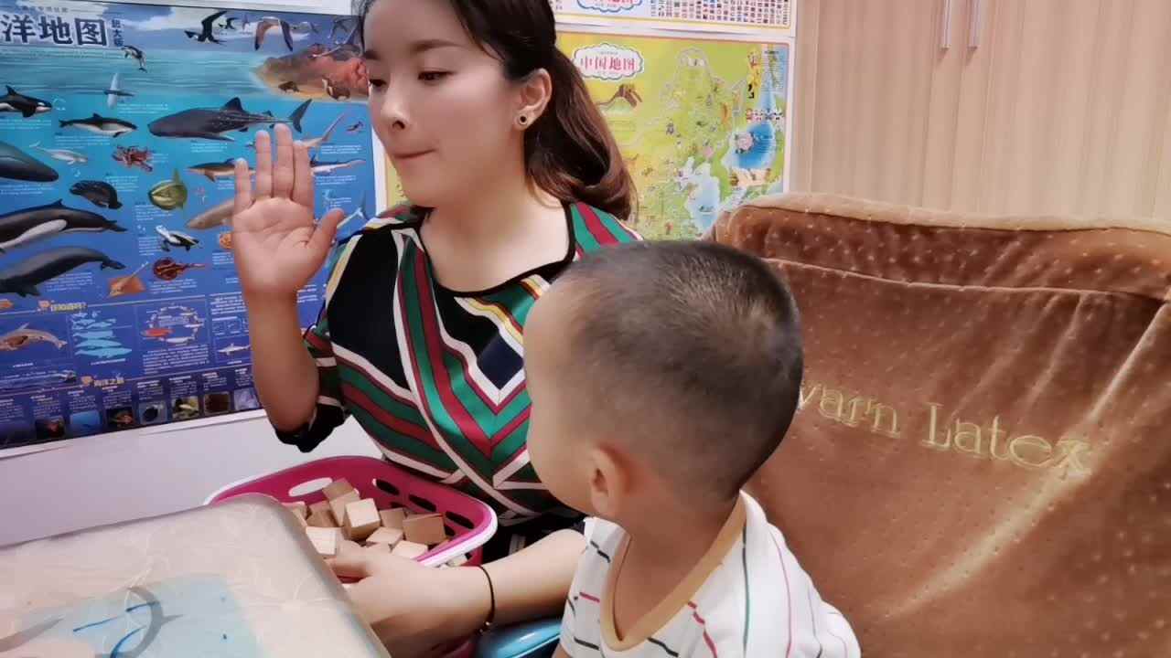 小A班-朱昱华《复习数字》mp4