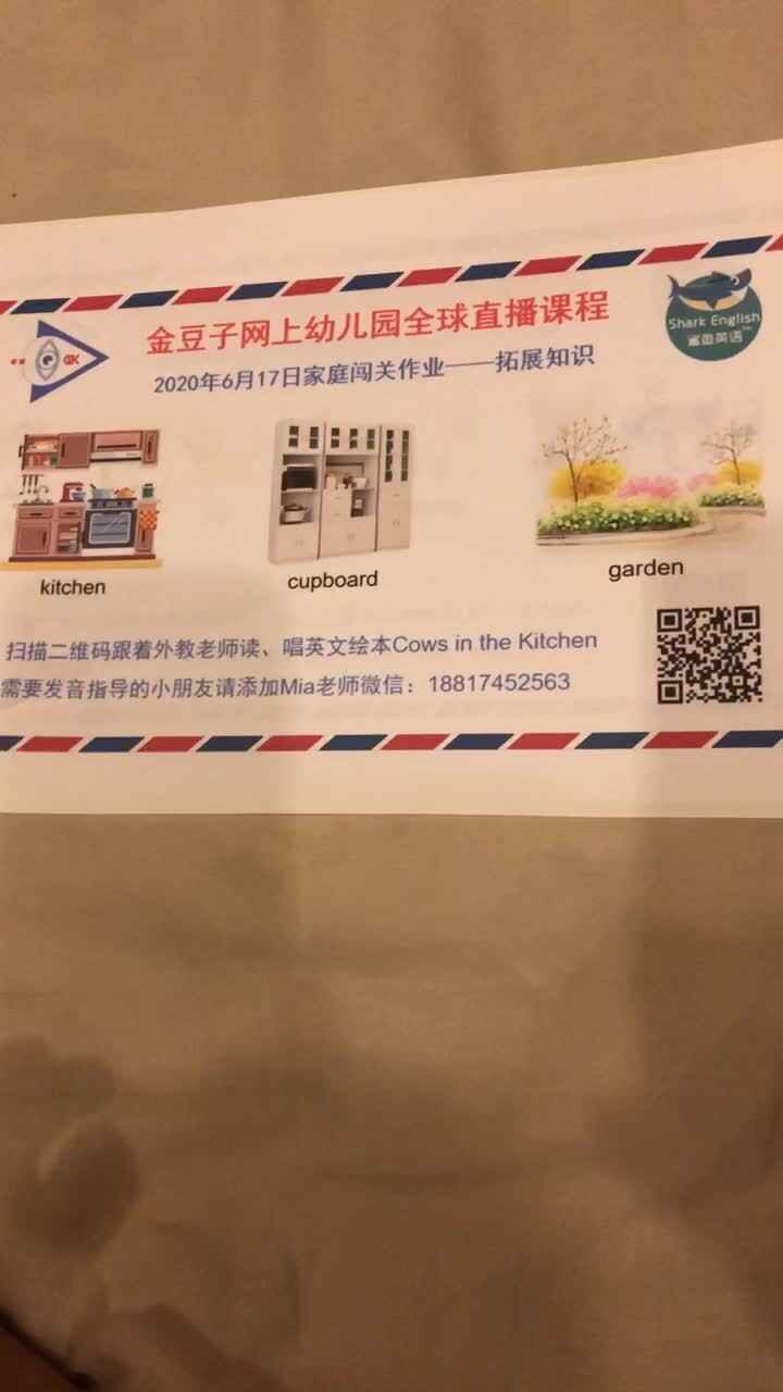 6.17 家庭作业 实验三班 杜涵义 英语