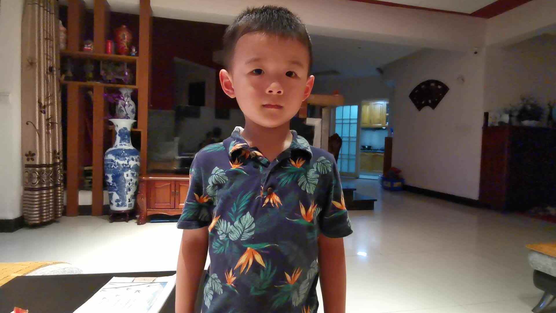 中C班潘柏宇《偶成》