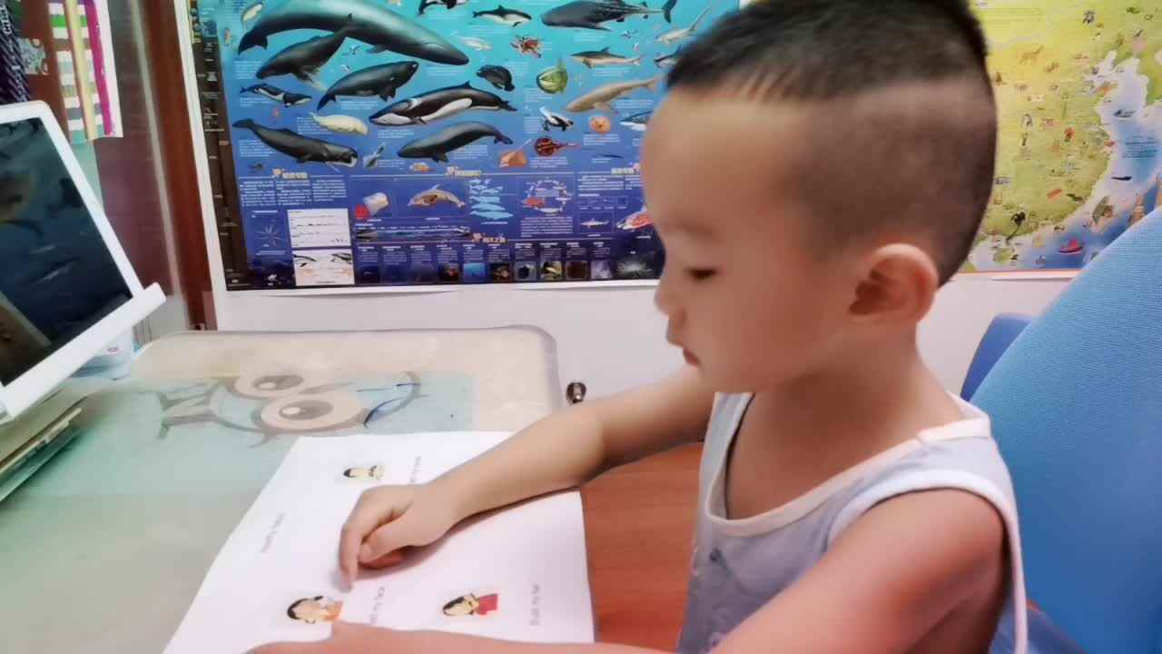 小A班-朱昱华-英语《Healthy Habits》2020.7.13.mp4