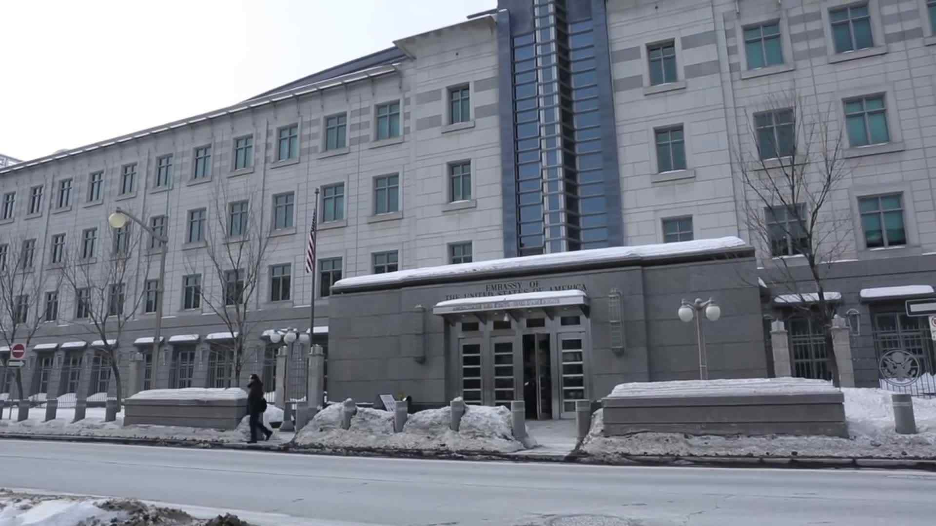 The U.S Embassy in Ottawa