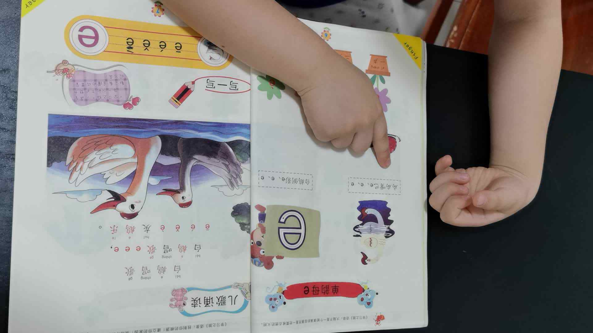 陈沐函 学习拼音字母e