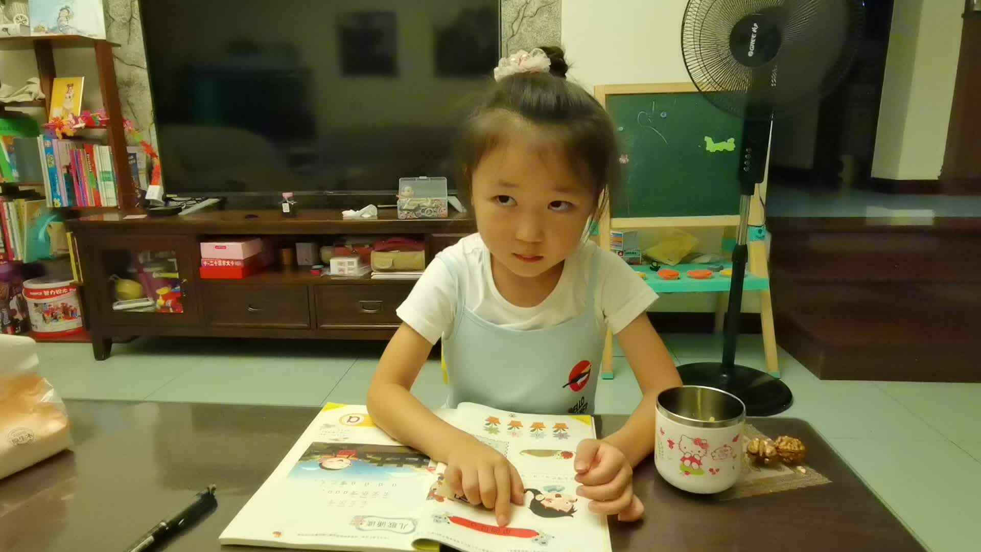 复习单韵母a