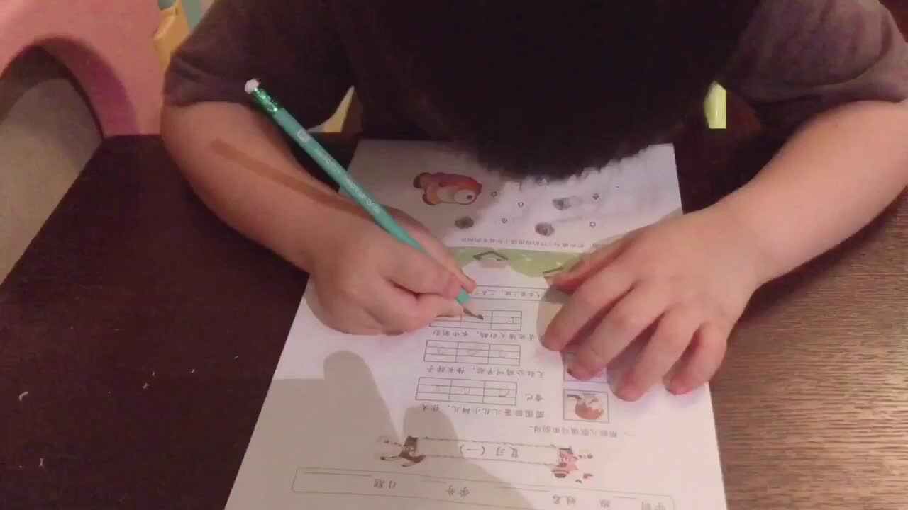 学习数字9-10，复习单韵母“a、o、e”