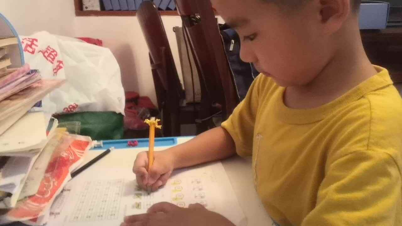 单韵母O的练习