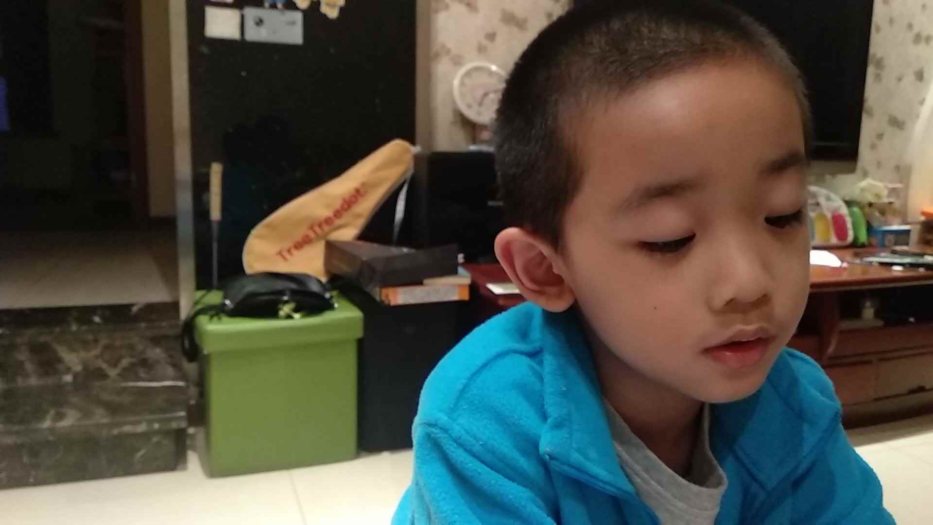 10.26学前A班王梓熙-拼读练习2，前四排指读