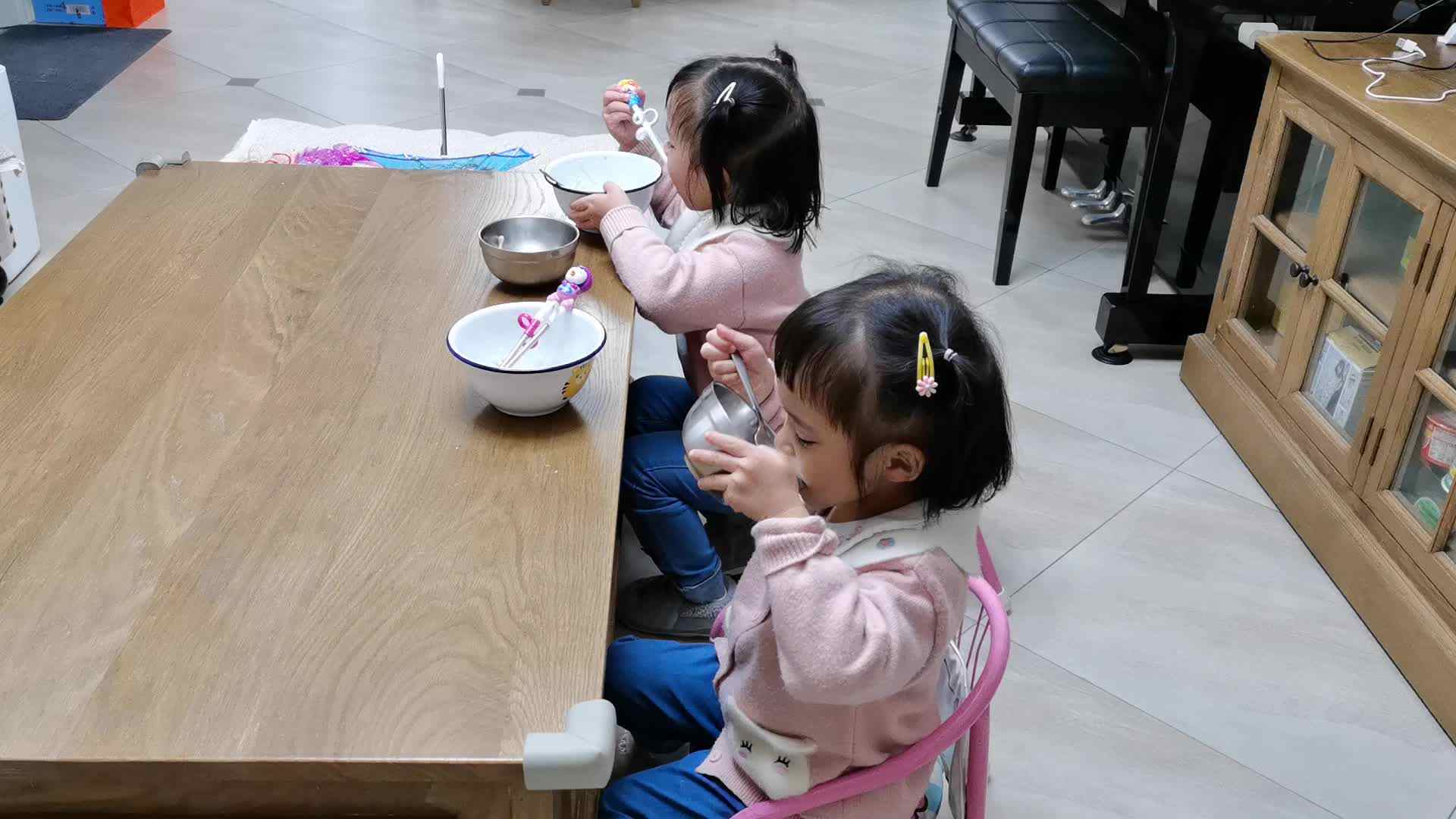收拾餐具