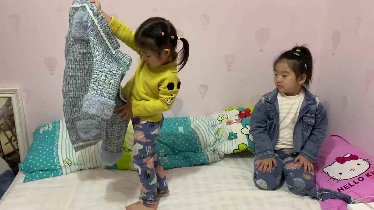 我会穿衣服。