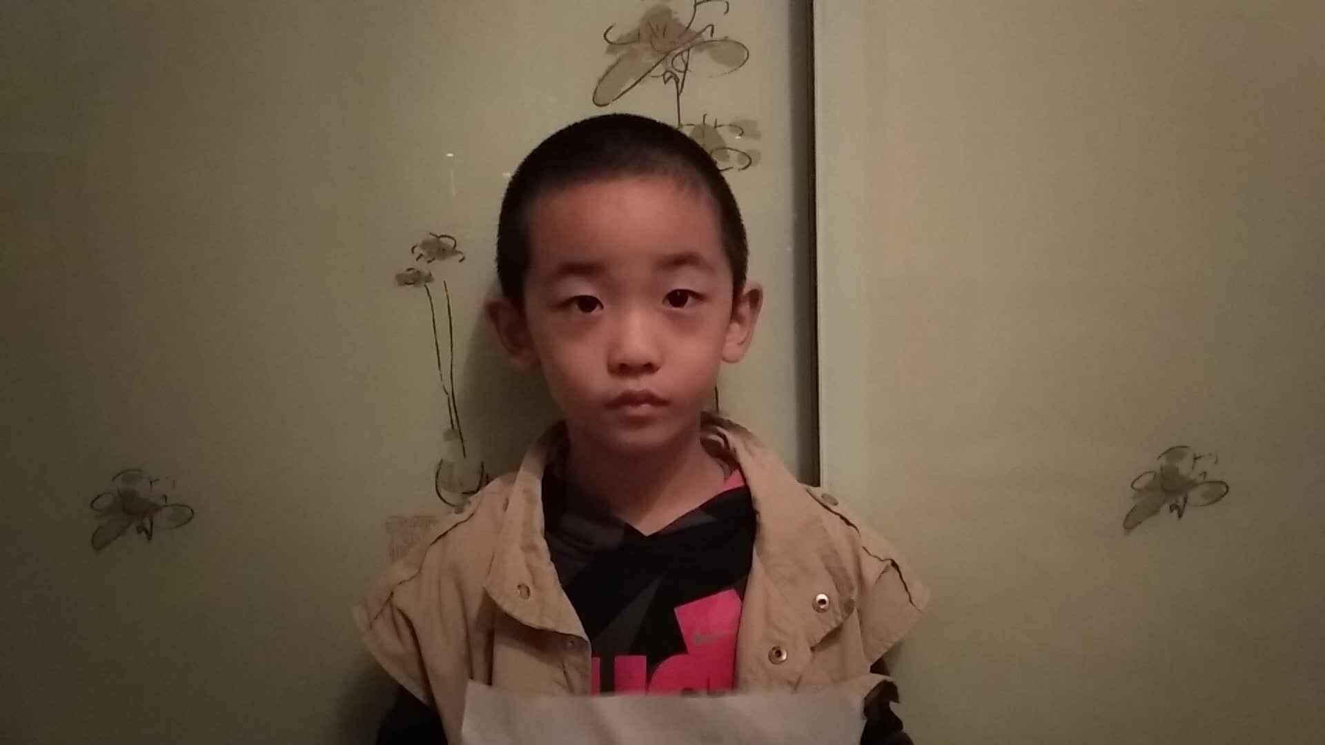 10.21学前A班王梓熙-英语家庭作业