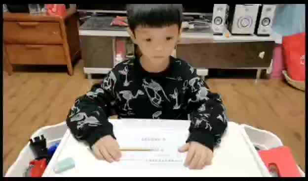 6和7的减法—学前B班阳铭礼