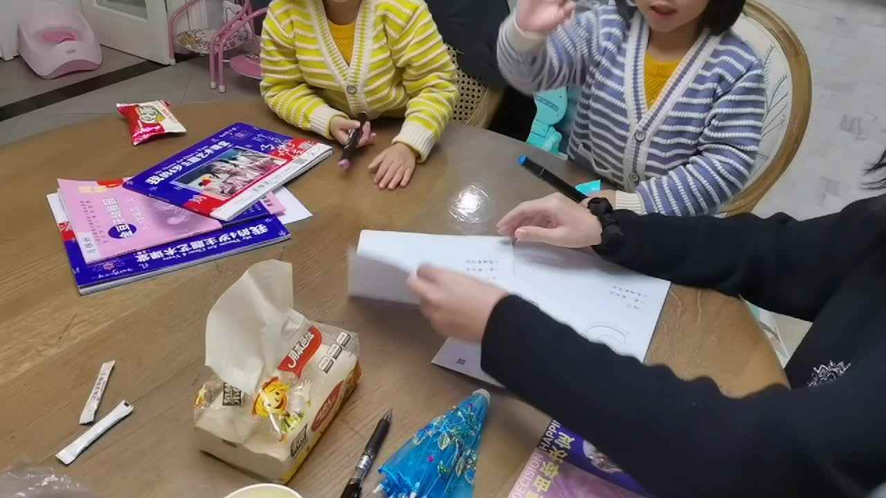 描写数字3和4—惟妙惟笑