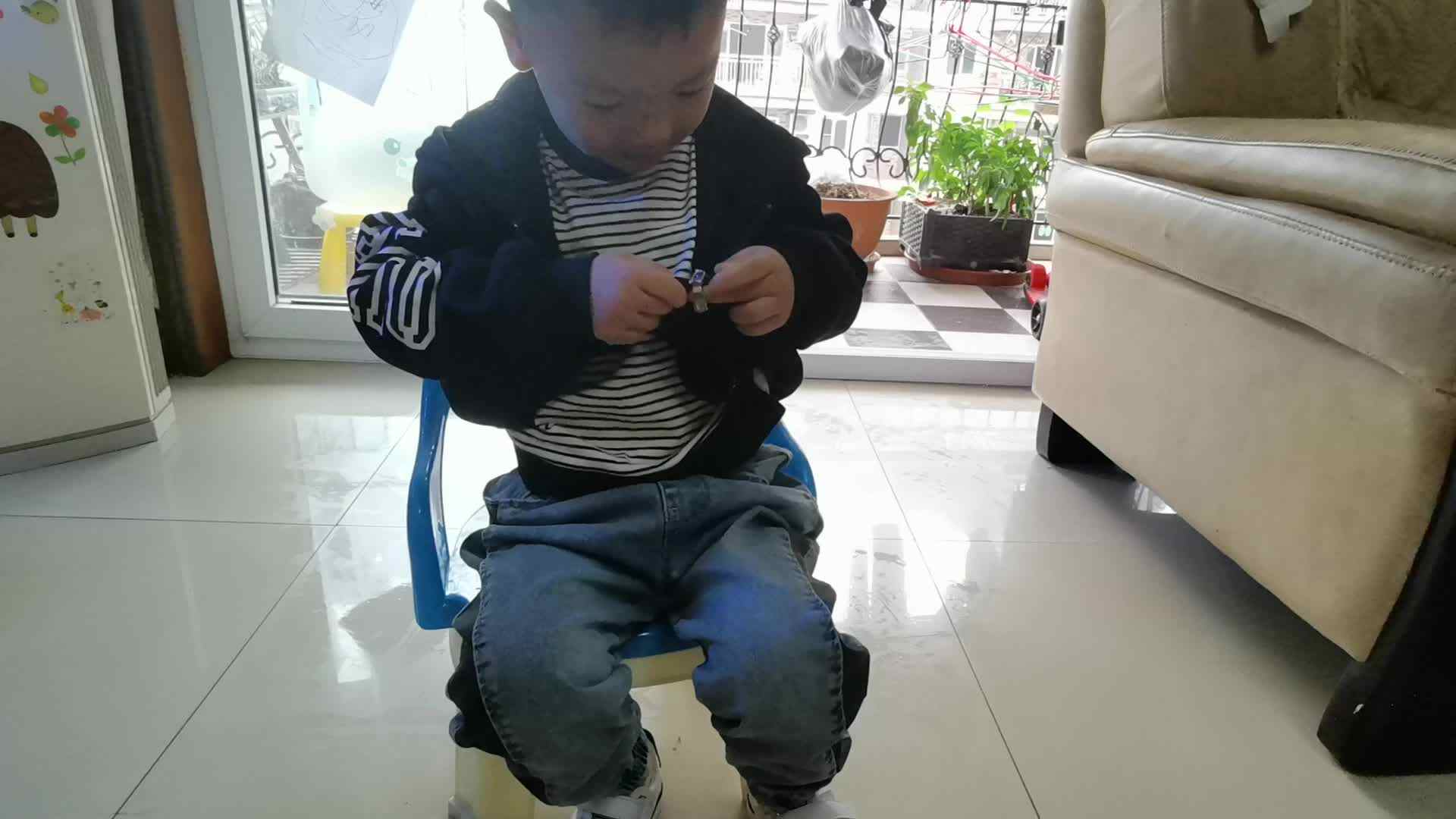 我会拉拉链