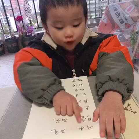 大C班丶李北辰 指读词语