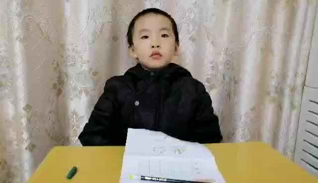 2020.12.27学前A班侯忠宪—拼音测试