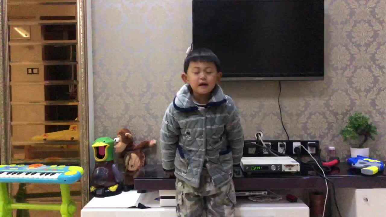 2020.12.2大c班丁陈一《五只猴子吃香蕉》