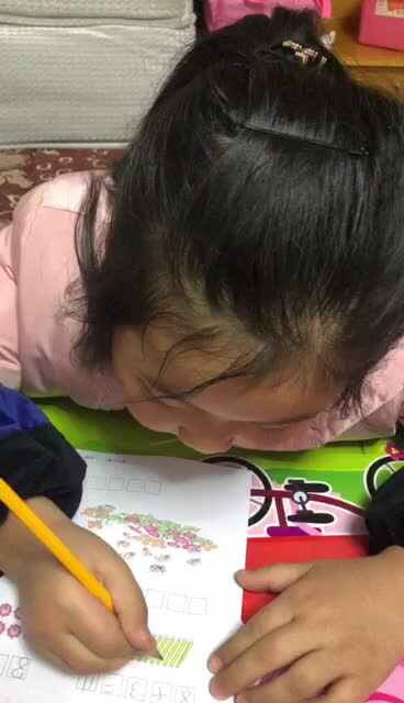 学前A班冉师瑜家庭作业数学
