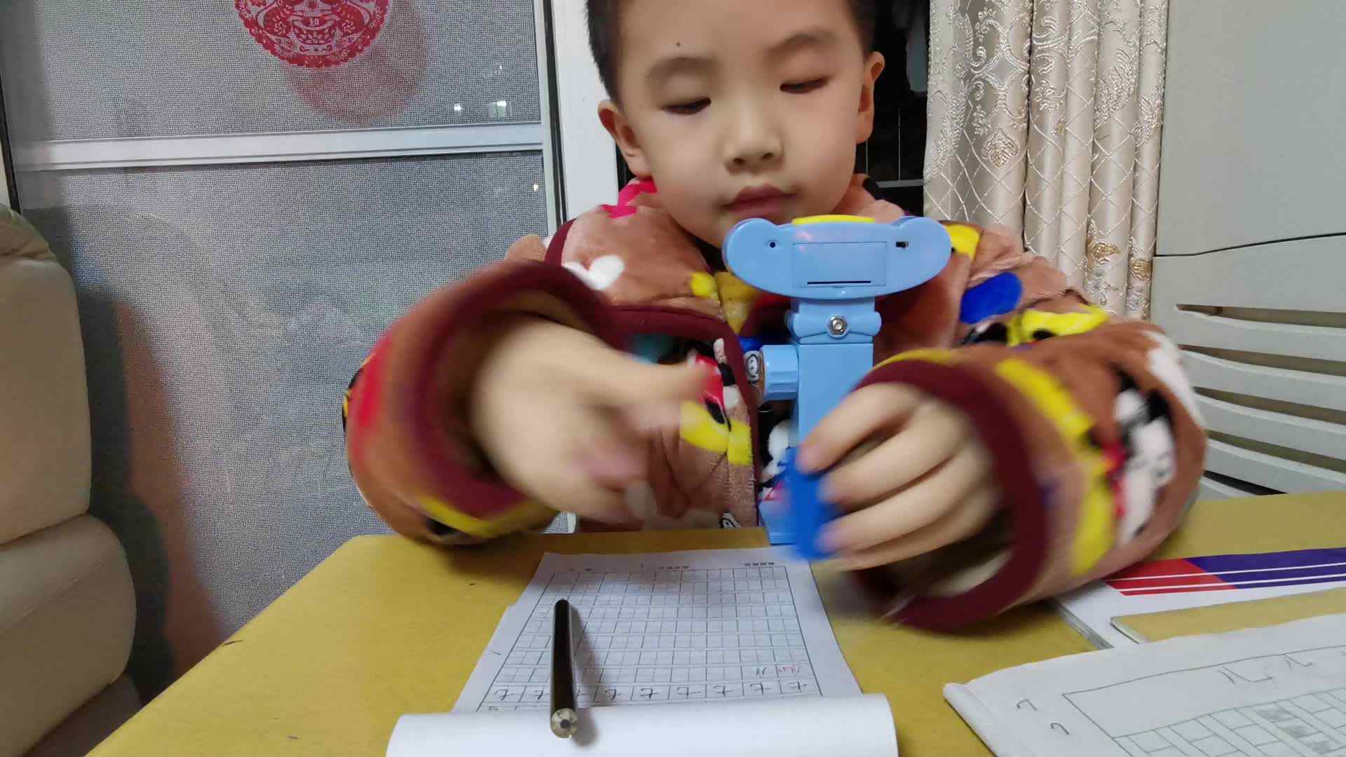 2021.1.19学前A班侯忠宪—拼音测试