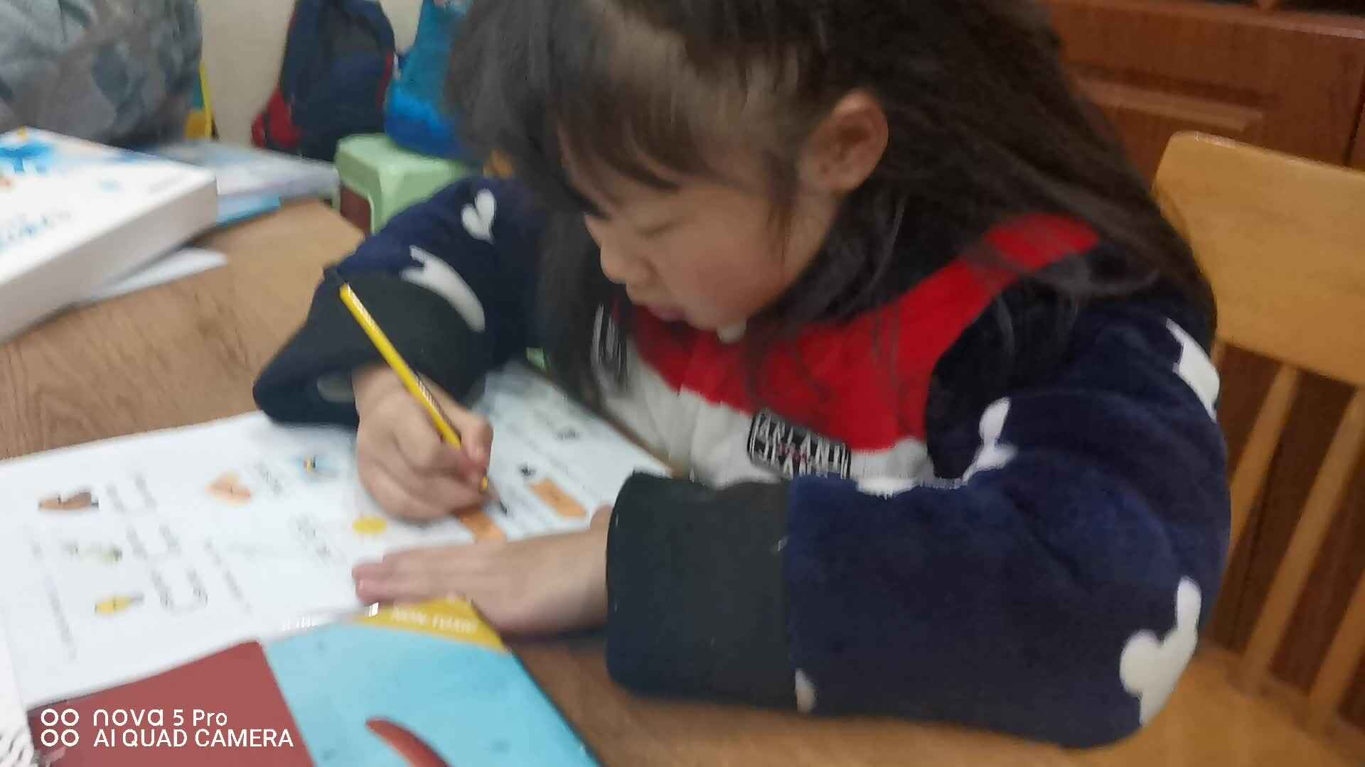 2021.1.9傅筱雅语文家庭作业