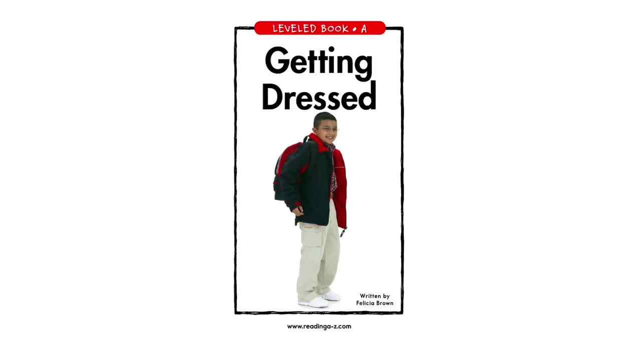 RAZ-A-Getting Dressed 穿衣服