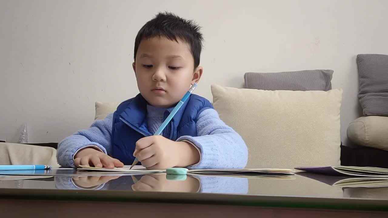 【寒假数字描红打卡】大C班代峻泽（第16天）