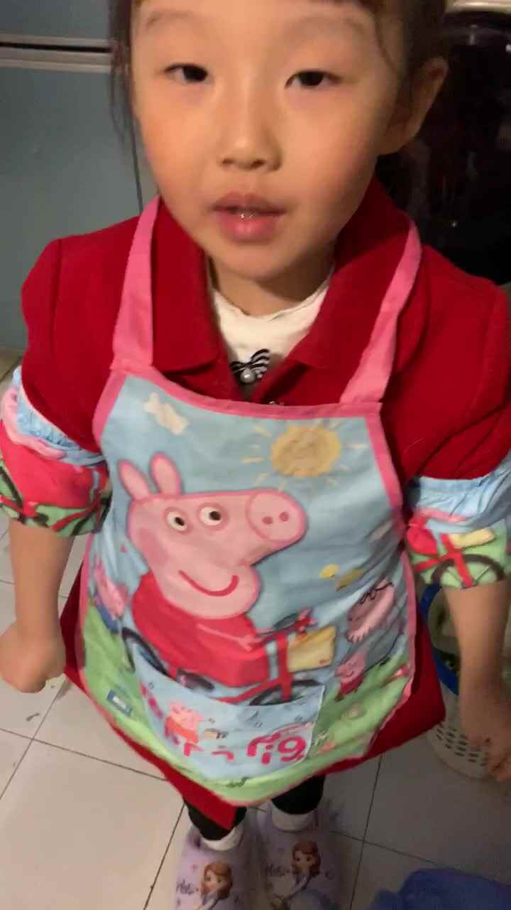 大B班18号家庭作业，学洗碗